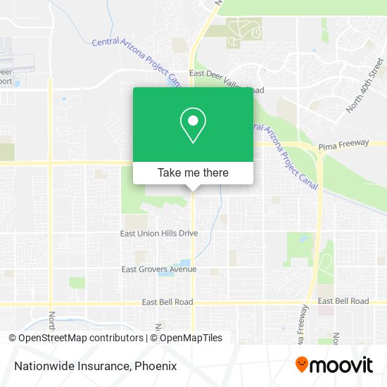 Mapa de Nationwide Insurance