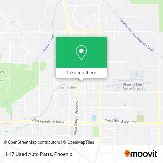 I-17 Used Auto Parts map