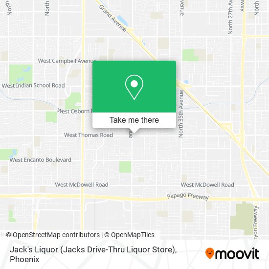 Mapa de Jack's Liquor (Jacks Drive-Thru Liquor Store)