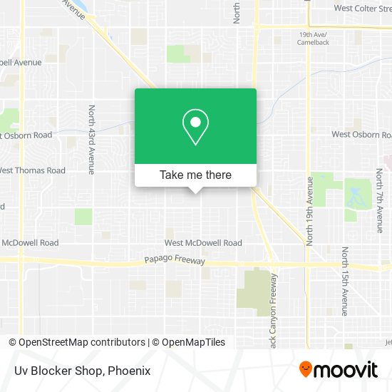 Uv Blocker Shop map