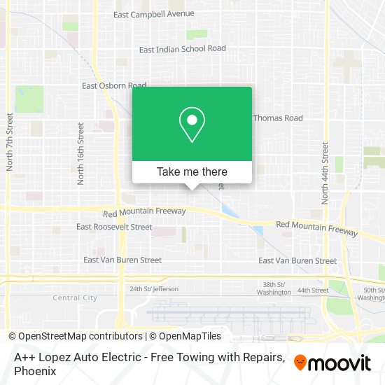 A++ Lopez Auto Electric - Free Towing with Repairs map