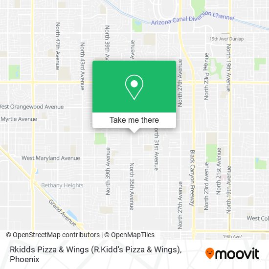 Rkidds Pizza & Wings (R.Kidd's Pizza & Wings) map