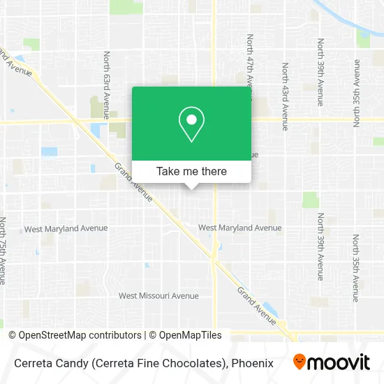 Cerreta Candy (Cerreta Fine Chocolates) map