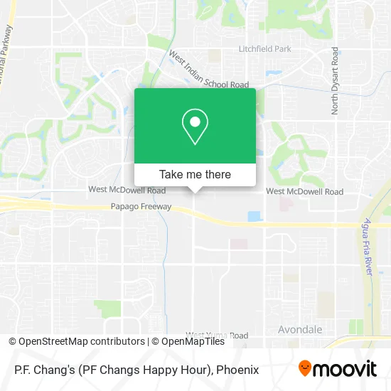P.F. Chang's (PF Changs Happy Hour) map
