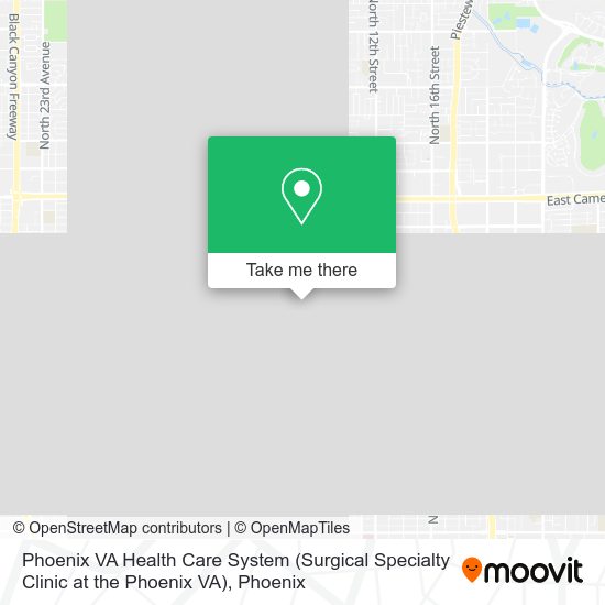 Mapa de Phoenix VA Health Care System (Surgical Specialty Clinic at the Phoenix VA)