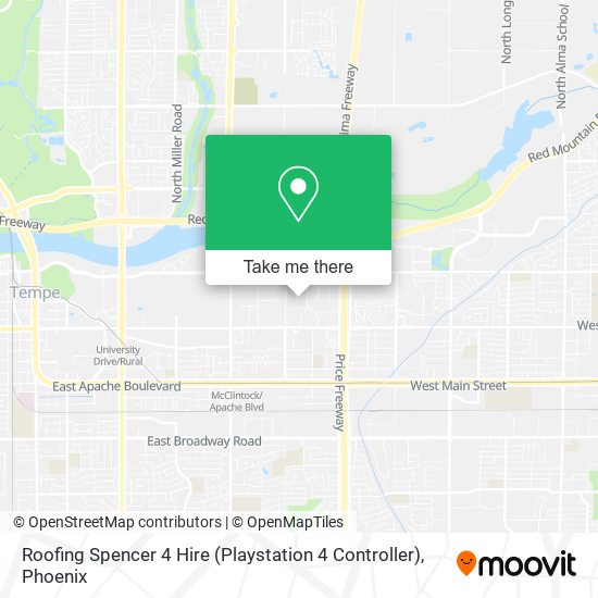 Roofing Spencer 4 Hire (Playstation 4 Controller) map