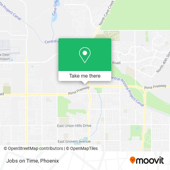 Jobs on Time map