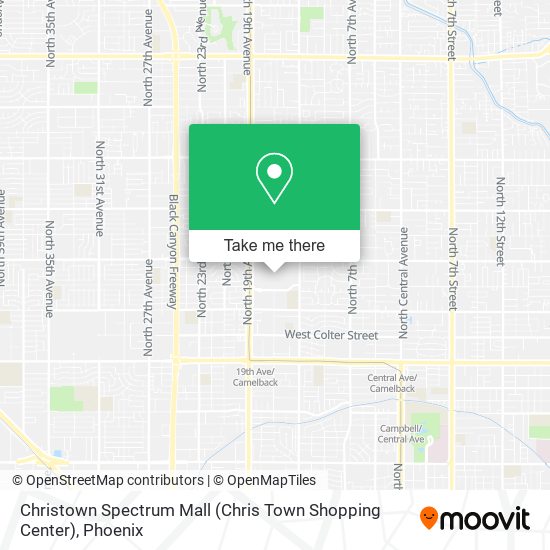 Mapa de Christown Spectrum Mall (Chris Town Shopping Center)