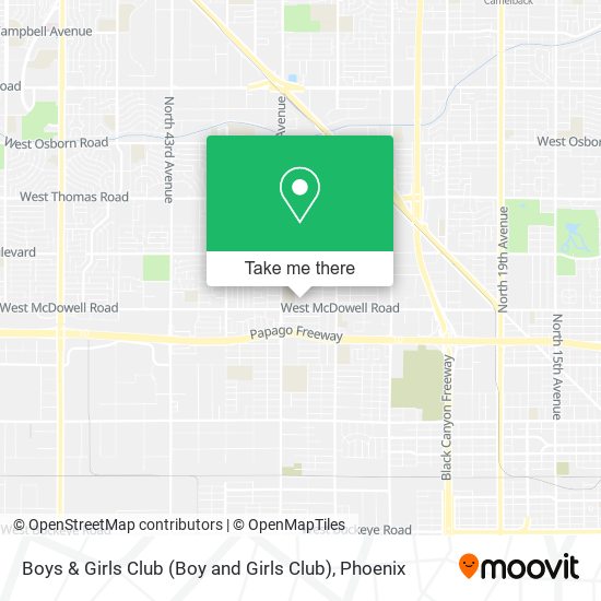 Mapa de Boys & Girls Club (Boy and Girls Club)