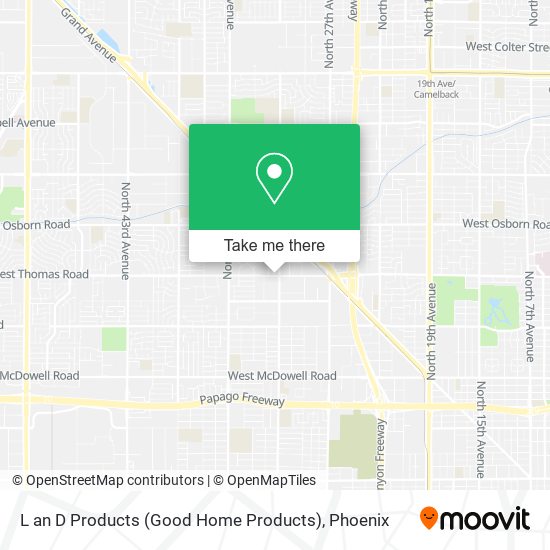 L an D Products (Good Home Products) map