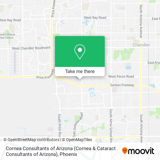 Mapa de Cornea Consultants of Arizona