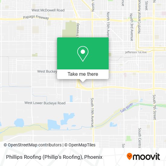 Phillips Roofing (Phillip's Roofing) map