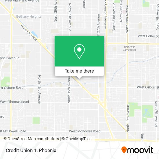 Credit Union 1 map