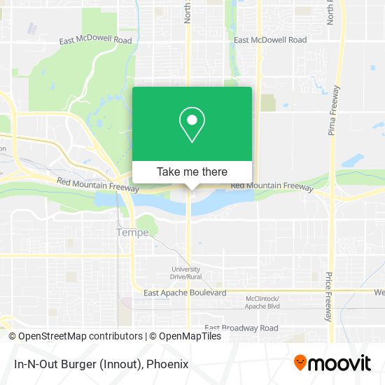 Mapa de In-N-Out Burger (Innout)