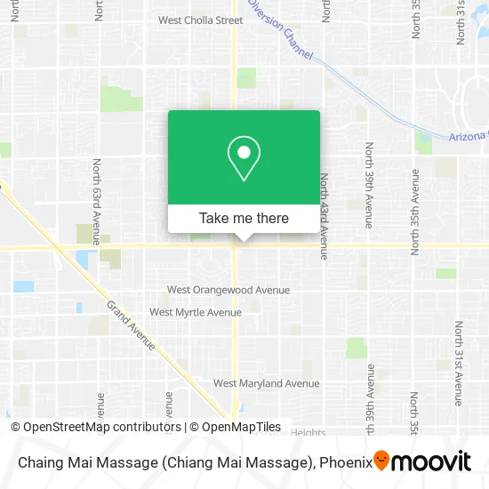 Mapa de Chaing Mai Massage (Chiang Mai Massage)