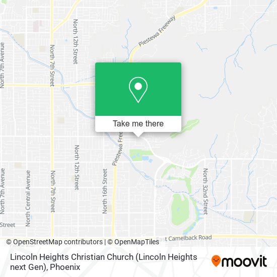 Lincoln Heights Christian Church (Lincoln Heights next Gen) map