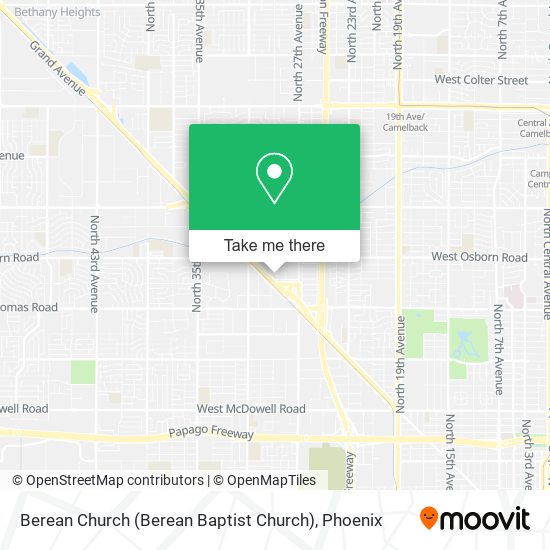 Mapa de Berean Church (Berean Baptist Church)