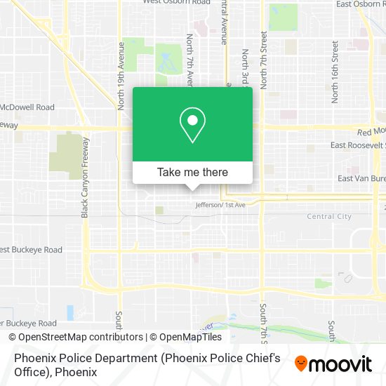 Phoenix Police Department (Phoenix Police Chief's Office) map