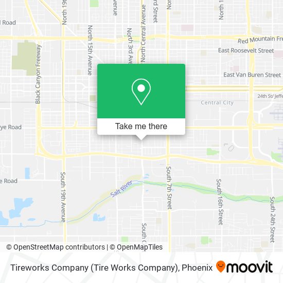 Mapa de Tireworks Company (Tire Works Company)