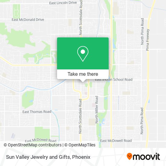 Sun Valley Jewelry and Gifts map