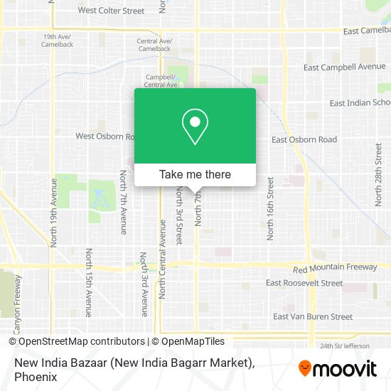 Mapa de New India Bazaar (New India Bagarr Market)