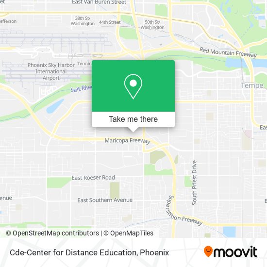 Mapa de Cde-Center for Distance Education
