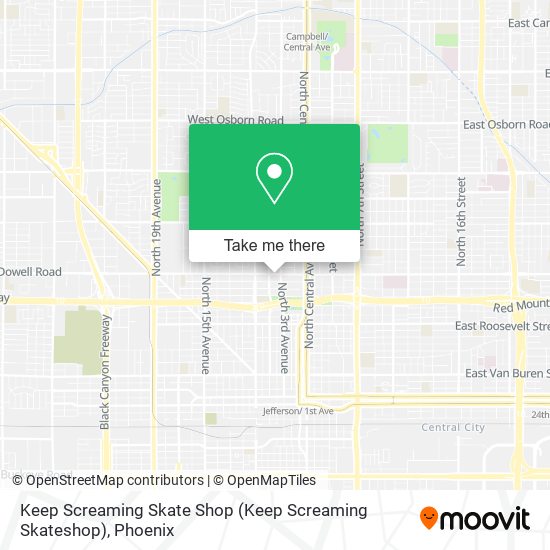 Keep Screaming Skate Shop (Keep Screaming Skateshop) map