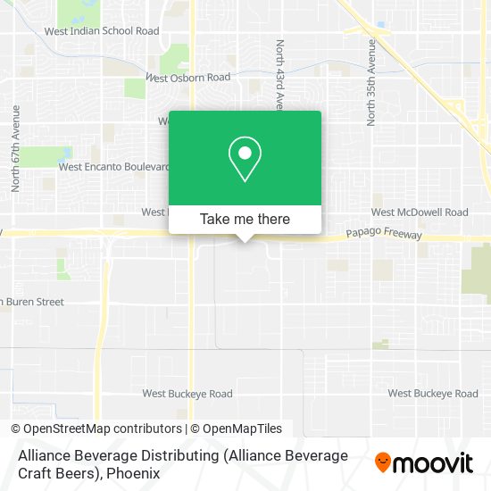 Alliance Beverage Distributing (Alliance Beverage Craft Beers) map
