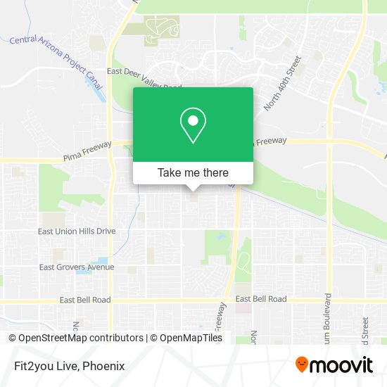 Fit2you Live map