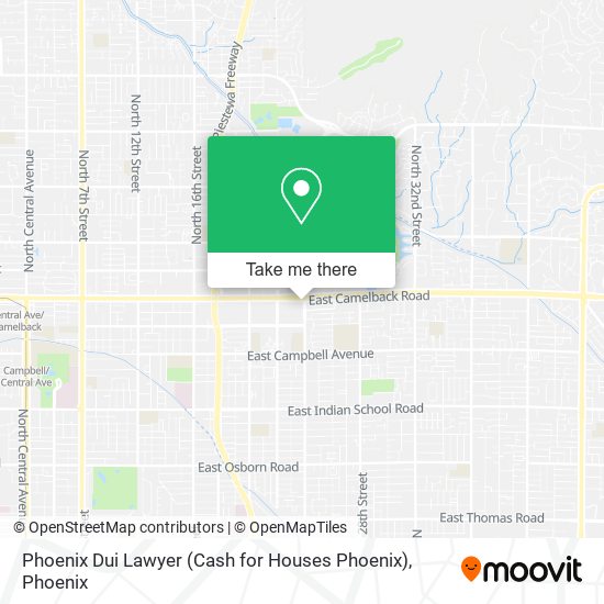 Mapa de Phoenix Dui Lawyer (Cash for Houses Phoenix)