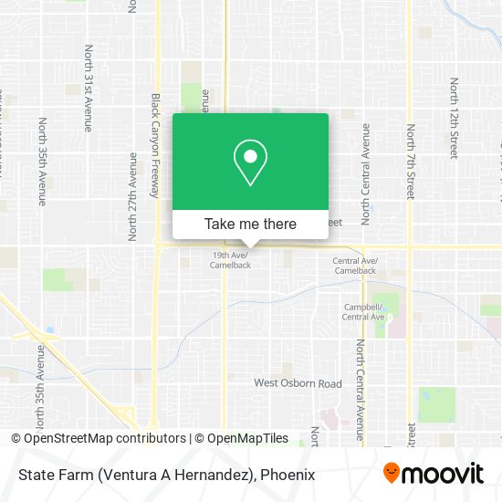 State Farm (Ventura A Hernandez) map