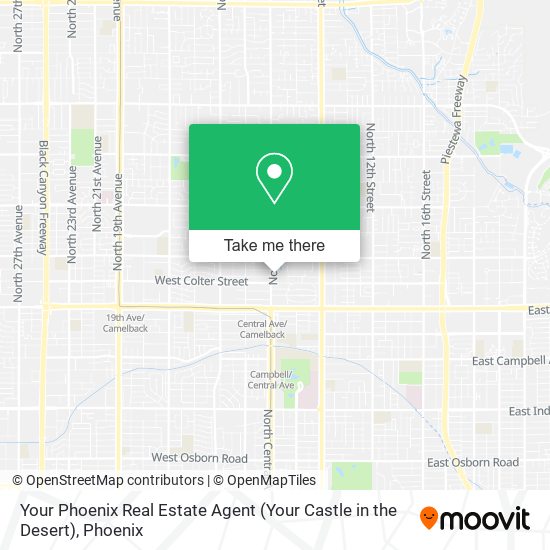 Your Phoenix Real Estate Agent (Your Castle in the Desert) map