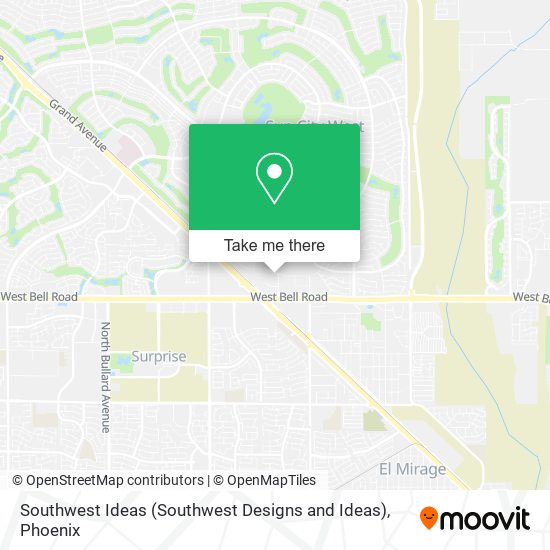 Mapa de Southwest Ideas (Southwest Designs and Ideas)