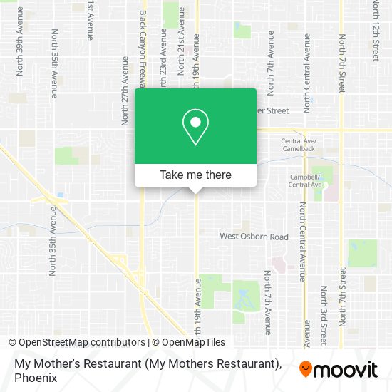 Mapa de My Mother's Restaurant (My Mothers Restaurant)