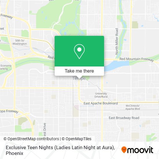 Exclusive Teen Nights (Ladies Latin Night at Aura) map