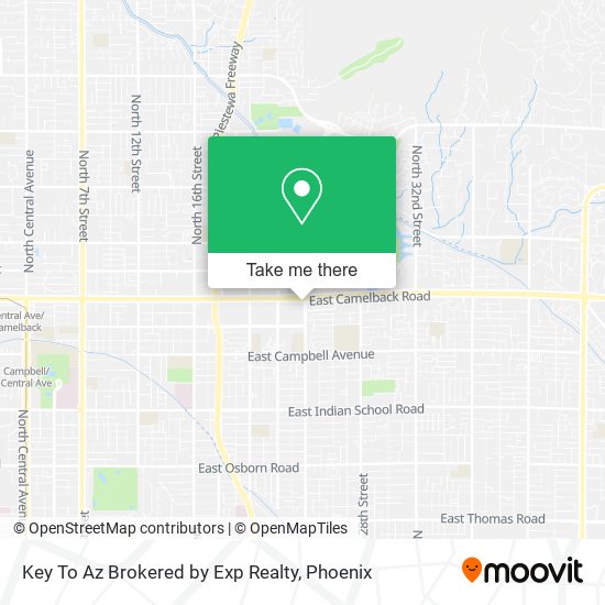 Mapa de Key To Az Brokered by Exp Realty