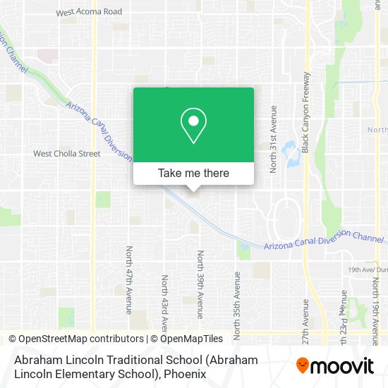 Abraham Lincoln Traditional School map