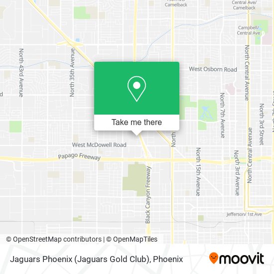 Mapa de Jaguars Phoenix (Jaguars Gold Club)