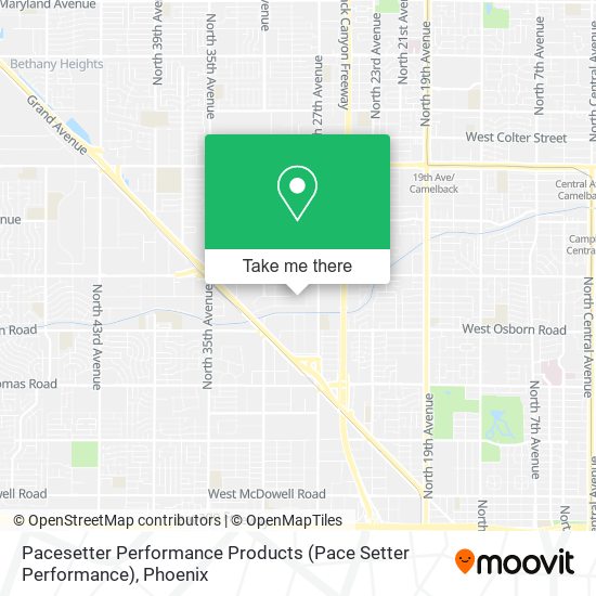 Mapa de Pacesetter Performance Products (Pace Setter Performance)