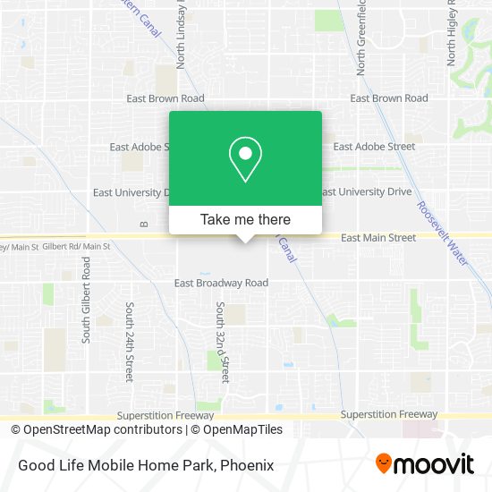 Good Life Mobile Home Park map