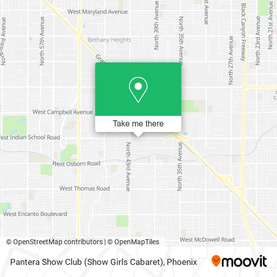 Pantera Show Club (Show Girls Cabaret) map