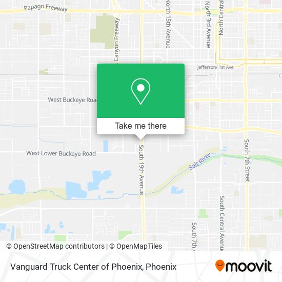 Vanguard Truck Center of Phoenix map