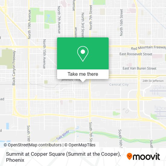 Mapa de Summit at Copper Square (Summit at the Cooper)