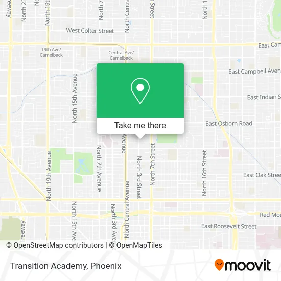 Transition Academy map