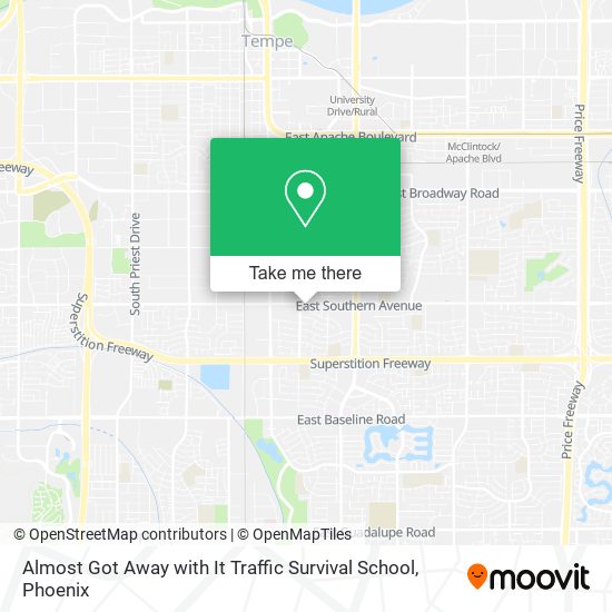 Almost Got Away with It Traffic Survival School map