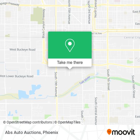 Abs Auto Auctions map