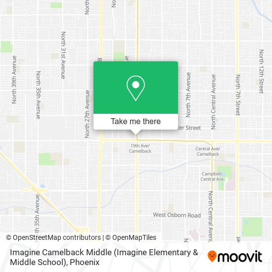 Mapa de Imagine Camelback Middle (Imagine Elementary & Middle School)