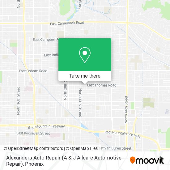 Alexanders Auto Repair (A & J Allcare Automotive Repair) map
