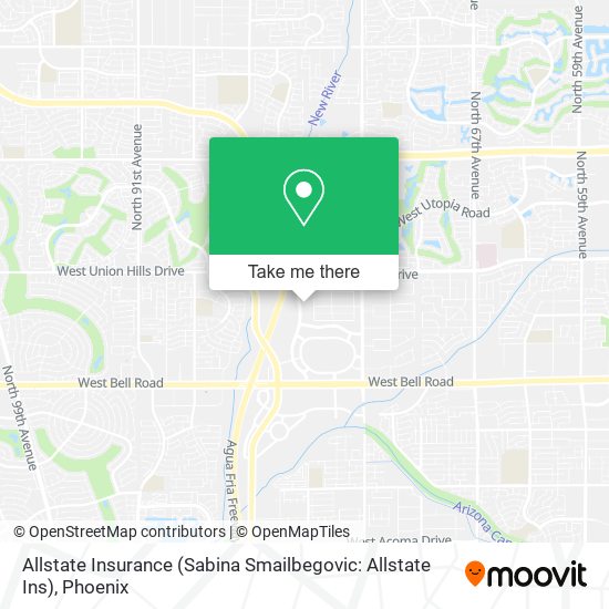 Allstate Insurance (Sabina Smailbegovic: Allstate Ins) map