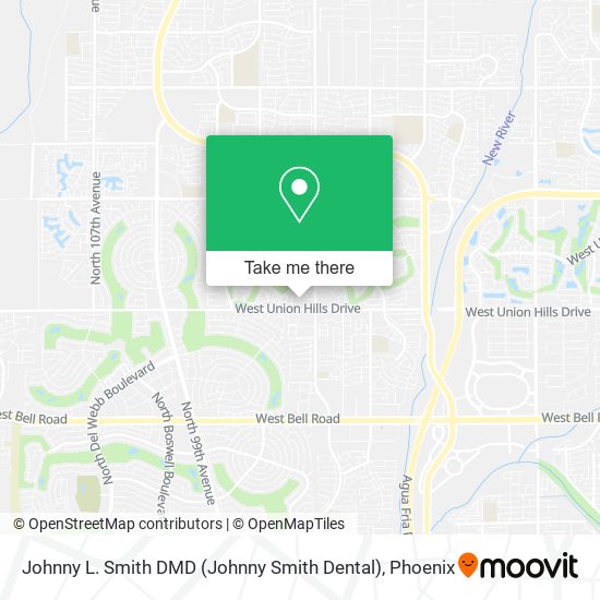 Mapa de Johnny L. Smith DMD (Johnny Smith Dental)